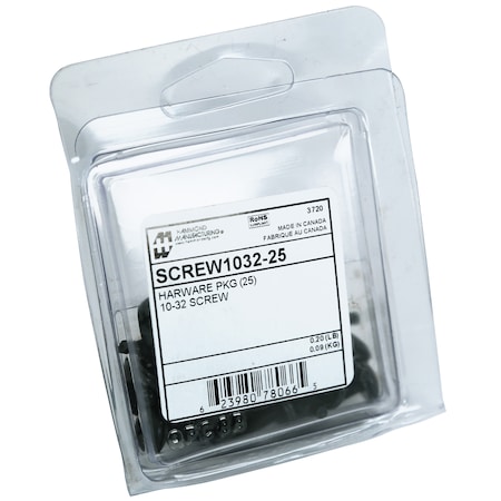 Hammond 10-32 Rack Screws, 25-Count SCREW1032-25